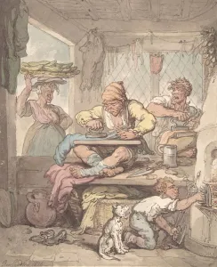 Rowlandson Thomas Artwork Drucke: The Tailor, 1814. Creator: Unknown