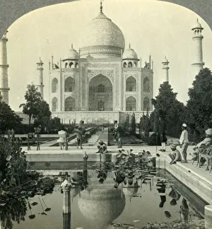 Der Taj Mahal, Agra, Indien, um 1930. Schöpfer: Unbekannt.