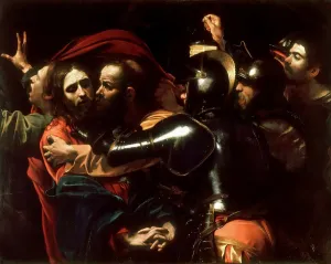 Bible Scene Art Drucke: The Taking of Christ, 1602