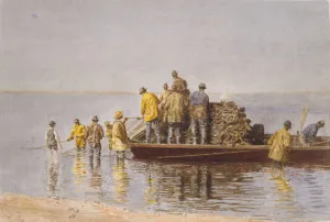 Drucke von Nehmen an der Netz, 1881 Thomas Eakins Drucke: Nehmen Sie den Netz, 1881. Ersteller: Thomas Eakins