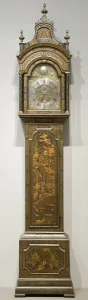 Heritage Art From Britain Drucke: Tall-Case Clock, Hindon, c. 1770. Creator: George Stevens Hindon