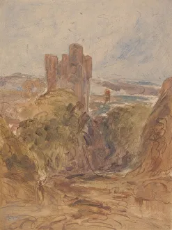 Tantallonburg (Festung) , ein Studium um 1830 . Schöpfer unbekannt