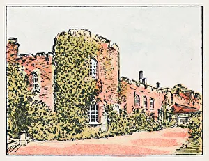 Old English Castles Drucke: Taunton, c1910