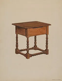 Wirtstube Tisch, 1936. Ersteller: Harry Eisman