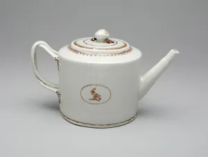 Unknown Artist Ceramics Drucke: Teapot, c. 1790. Creator: Unknown