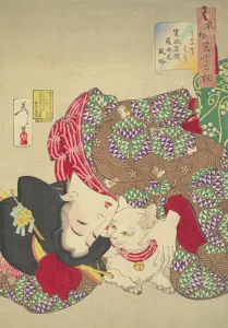 Verleumder des Katzes, 1888. Künstler: Tsukioka Yoshitoshi