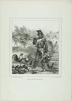 Verlockung, 1833. Ersteller: Auguste Raffet