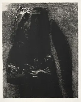 Drucke von Die Versuchung des heiligen Antonius (Erster Teil): Es ist der Teufel, mit zwei Flügeln unter sich die sieben Todsünden trägt. 1888 Odilon Redon Drucke: Die Versuchung des heiligen Antonius (Erster Teil): Es ist der Teufel