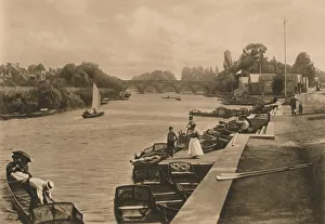 England Scenic Landscapes Drucke: The Thames at Maidenhead, 1902