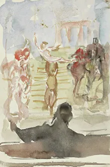 Bühnenauftritt, 1875-1934. Schöpfer: Isaac Lazerus Israels