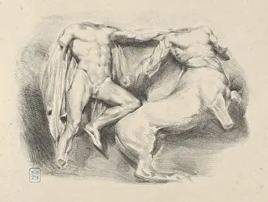 Dieseus Sieger über den Zentaur Eurytius, 1825. Künstler: Eugen von Gueriné