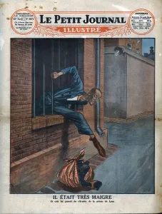 Er war sehr dünn, 1930. Künstler: Unbekannt.