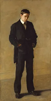 Drucke von Der Denker: Porträt von Louis N. Kenton, 1900 Thomas Eakins Drucke: Der Denker : Porträt von Louis N. Kenton, 1900. Schöpferin/Erfinder: Thomas Eakins