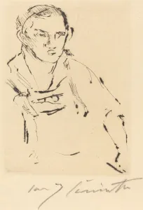 Male Figure Drawings Drucke: Thomas, 1922. Creator: Lovis Corinth