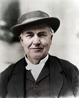 Thomas Alva Edison Image Drucke: Thomas Edison, 1914