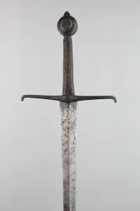 Applied Arts Of Europe Drucke: Thrusting Sword (Estoc), Germany, 1390 / 1400. Creator: Unknown