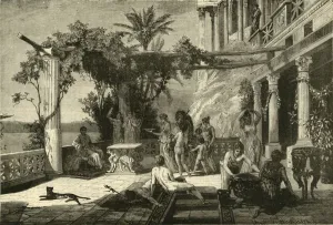Cassells Illustrated History Drucke: Tiberius at Capreae, 1890. Creator: Unknown