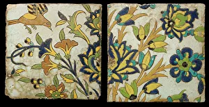 Decorative Ceramic Tiles Drucke: Tile (image 2 of 2), 17th century. Creator: Unknown
