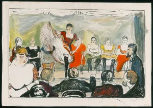 Edvard Munch Art Drucke: Tingletangle, 1895. Creator: Edvard Munch