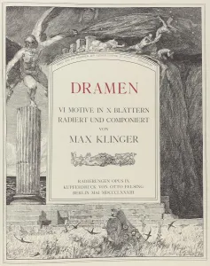 Titelblatt, 1883; Ersteller: Max Klinger