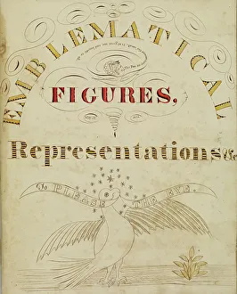Graphic Design History Drucke: Title page: Emblematical Figures