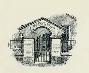Tolpuddle Martyrs Drucke: The Tolpuddle Memorial at the Tolpuddle Methodist Chapel, 1934