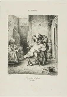 Art Institute Chicago Prints Drucke: The Tooth Puller, 1837. Creator: Benard and Frey
