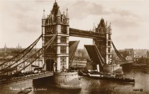 British Civil Engineering Drucke: Tower Bridge, London, c1910