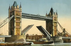 Historic London Bridges Drucke: Tower Bridge, London, c1910. Creator: Unknown