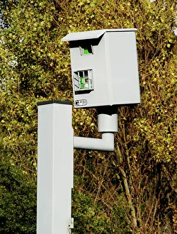 Verkehrzeichen springender Detektionskamera