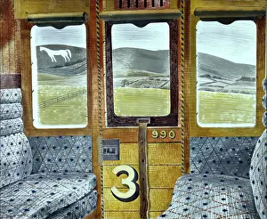 Drucke von Bahnlandschaft, 1940 Aquarellbilder Drucke: Bahnlandschaft, 1940. Künstler: Eric Ravilious