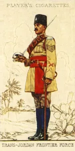 Cigarette Card Collectors Item Drucke: Trans-Jordan Frontier Force, 1936. Creator: Unknown