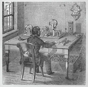 American Innovation History Drucke: Transmitting a message, 1894