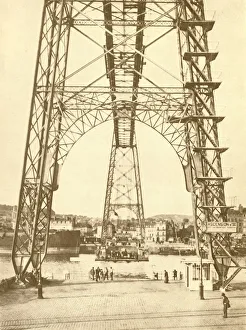 British Civil Engineering Drucke: A Transporter Bridge at Rouen, c1930. Creator: Unknown