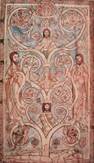 Christian Heritage Art Drucke: The Tree of Jesse, 1121-1161. Creator: Unknown