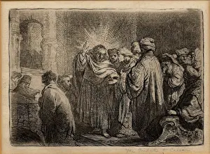 British Heritage Art Drucke: The Tribute to Caesar, c1635. Creator: Unknown