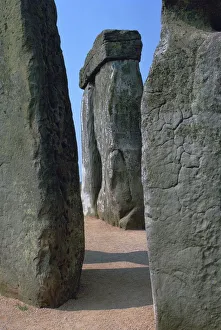 Wiltshire Historic Landmarks Drucke: Trilithons in Stonehenge