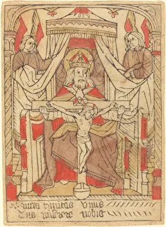 Holy Trinity Artwork Drucke: The Trinity, 1460 / 1480. Creator: Unknown