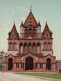 Die Trinity Kirche in Boston aus dem Jahr 1901 von unbekannter Künstler