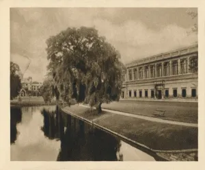 Christopher Wren Architecture Drucke: Trinity Library, Cambridge, 1923