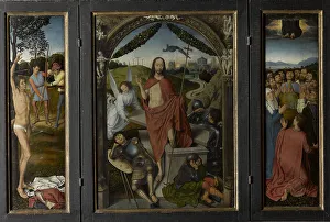 Christian Faith Art Drucke: Triptych of The Resurrection