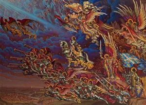 Allegory And Literature Art Drucke: The Triumph of Joan of Arc, 1930