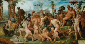 Der Siegeszug des Bacchus um ca. 1536 Künstler: Van Hemskerk, Maerten Jacobsz., (1498 - 1574)