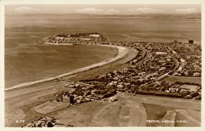 Scottish Coastline Images Drucke: Troon (Aerial View), c1930