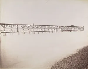 Rundrunde-Stege, Mund des Adouruort von BayonnemPorte de la Baie,Bayonnenne 1892.Kreier :Louis Lafon