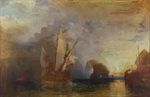 Bildende Kunst Drucke: Ulysses spottet Polyphemus, 1829. Künstler: Turner, Joseph Mallord William (1775-1851)