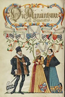 Eighteenth Century Clothing Drucke: The Twenty-First Generation, Balthasar Derrer, about 1626-1711. Creator: Unknown