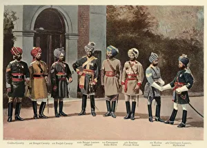 Typen indischer Kavallerie, 1901