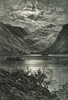 English Lake District Drucke: Ulleswater, c1870