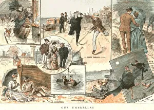 Unsere Regenschirme, 1886. Künstler: Unbekannt.
